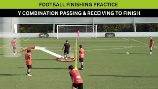 Y Combination Passing amp Receiving To Finish Football Practice [upl. by Naillij]