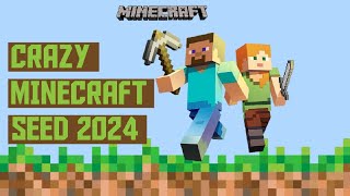 amazing minecraft seed 2024 [upl. by Anelegna]