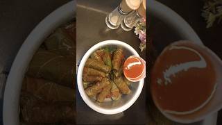 DOLMA Recipe stuffed grapes leaves watch complete recipe shaazfooddiary [upl. by Airb]