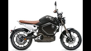 Vmoto Super Soco TC 3kw Electric Motorcycle Static Review  GreenMopedscom [upl. by Janel]