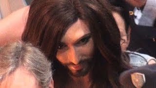 🏳‍🌈 Conchita Wurst Welcome in Vienna  Eurovision Song Contest [upl. by Eignav]