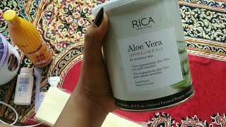 Rica  At Home Easy Inexpensive Professional Waxing Kit [upl. by Nivrad122]