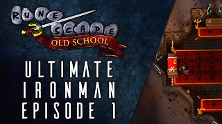 A NEW JOURNEY  OSRS Ultimate Ironman Ep 1 [upl. by Enilrad474]