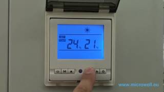 Microwell Heat Pump tutorial HP900 HP1200  Basic operations [upl. by Conall]