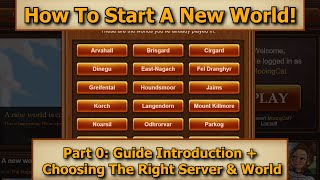 Forge of Empires How To Start A New World  Part 0 Introduction  Choosing Right Server amp World [upl. by Heck967]