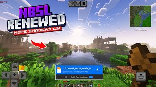 Nbsl Renewed V20 Shader Mcpe 121  New Shaders 12131 [upl. by Halimak]