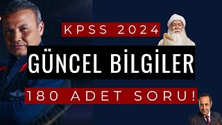 KPSS 2024 GÜNCEL BİLGİLER 180 SORU [upl. by Sergias68]