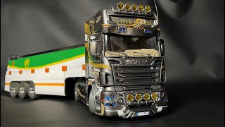 SCANIA R 730 V8 124 ITALERI [upl. by Enamrej70]