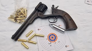 Schofield Revolver 6quotinch barrel C02 Pistol Pellet Version  6 Month Ownership review and shooting [upl. by Dnarb]