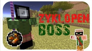 Minecraft  Der ZyklopenBoss und seine Attacken [upl. by Lagas]