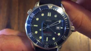 Omega seamaster Bond Quartz 222180 review [upl. by Ynattib881]