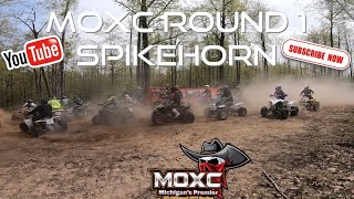 MOXC ROUND 1 Spikehorn Highlights Holeshots Close calls Crashes [upl. by Sivia]