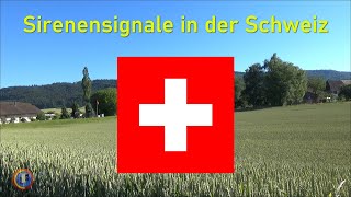 Bedeutung der Sirenensignale in der Schweiz [upl. by Nirak]