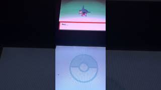 Pokémon Diamond Original Diamond on DS  Carvanha Evolution into Sharpedo [upl. by Yecaw]