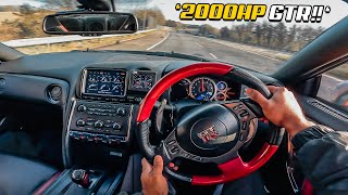 2000HP NISSAN GTR POV DRIVE BUCKLE UP [upl. by Gnilrac535]