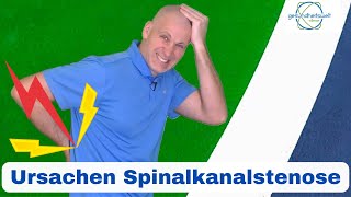 Spinalkanalstenose Lendenwirbelsäule LWS  Ursachen und Therapie [upl. by Prosperus]