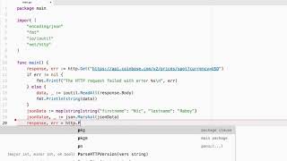 Consume RESTful API Endpoints Within A Golang Application [upl. by Isayg259]