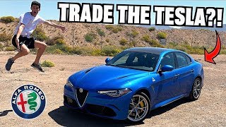 Alfa Romeo Gave Us The Giulia Quadrifoglio Is It Worth 80000 [upl. by Silyhp160]