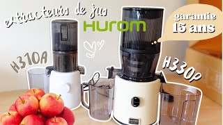 unboxing test et avis extracteur de jus Hurom H330PH310A [upl. by Adnalor]