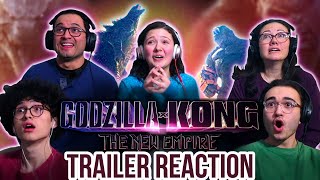 GODZILLA X KONG THE NEW EMPIRE TRAILER 2 REACTION  Kong’s a Daddy [upl. by Dorene]