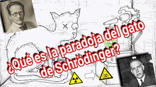 ¿Realmente que intentaba decir Schrödinger con la paradoja del gato  Interpretación de Copenhague [upl. by Datha850]