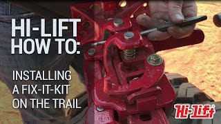 Fixing a HiLift Jack on the Trail  FixItKit Installation Demo [upl. by Noirda]