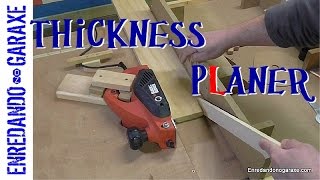 Homemade thickness wood planer machine [upl. by Scrivenor504]