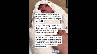 Newborn care tips for new parents ❤️✨ newborn newbornbaby newmomtips firsttimemom newbaby [upl. by Ledeen]