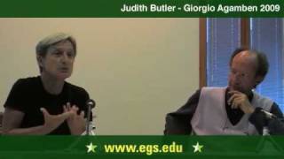 Judith Butler and Giorgio Agamben Eichmann Law and Justice 2009 77 [upl. by Pearle]