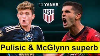 Pulisic Haji and McGlynn SPECTACULAR l USMNT Top 10 [upl. by Ellecrag195]