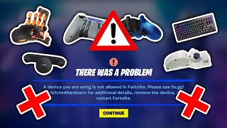 Are These Devices BANNED From Fortnite List Of Restricted Devices [upl. by Augustina]