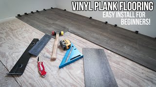 How To Install Vinyl Plank Flooring For Beginners Made Easy  Easy Home Renovation [upl. by Odelinda472]