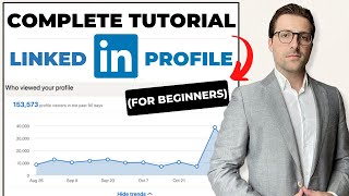 Create a PROFESSIONAL LinkedIn Profile 2024  For Beginners [upl. by Nnaoj]