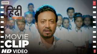 quotYeh Padhai Nahi Dhanda Haiquot  Hindi Medium Movie Scene  Irrfan Khan Saba Qamar Deepak Dobriyal [upl. by Anaimad]