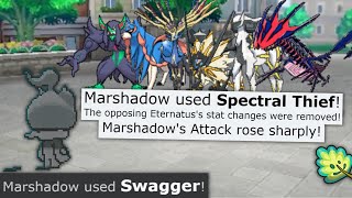 Mirror Herb Spectral Thief SWAGGER MASHADOW Pokemon Showdown SWEEP [upl. by Scrivings125]