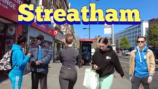 London Walk  STREATHAM High Street Walking Tour 🇬🇧 [upl. by Llieno167]