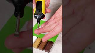 Laminat Reparatur  einfach Dellen selbst ausbessern laminat reparatur [upl. by Nage]