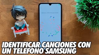 Como Identificar Canciones con un Telefono Samsung  Song Search [upl. by Klemm]