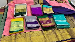 Bangalore Direct From Weaver Very Budget Friendly Pure Silk Saree Deepavali New Collection Single Av [upl. by Iidnarb584]