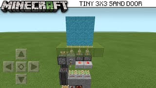 Minecraft Bedrock  3x3 SAND DOOR 🚪 Tutorial 🚪 PS4  MCPE  Xbox  Windows  Switch [upl. by Nellir]