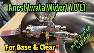 Iwata Wider1 E1 A Great Alternative To The LPH80 For Spraying At Home [upl. by Airotel]