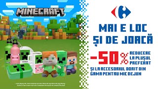 Dupa o zi plina e loc si de joaca  50 la Plusurile amp Accesoriile MINECRAFT  Carrefour [upl. by Calv840]