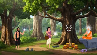 चार रूपये का तकदीर 2  char rupye ka takdir 2 hindi story  Hindi cartoon moral story New kahaniya [upl. by Aninaig]