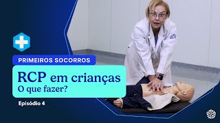 RCP Ressuscitação cardiopulmonar em crianças o que fazer  Primeiros Socorros [upl. by Yeltrab]