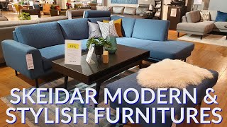 SKEIDAR MODERN amp STYLISH INTERIOR DESIGN SOFA  SET DINING TABLES  STOLS SKEIDAR MØBLER BUTIKK [upl. by Gunar]