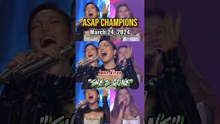 ASAP Champions March 24 2024  Jona Viray × Katrina Velarde  SHES GONE × BED OF ROSES [upl. by Nosrej]