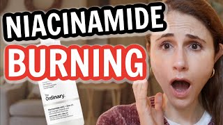 Why NIACINAMIDE BURNS amp CAUSES REDNESS Dr Dray [upl. by Burg315]