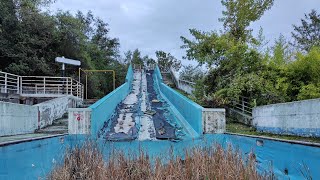 ESPLORIAMO LACQUAPARK ABBANDONATO DOVE TROVIAMO PISCINE SCIVOLI BAR E MOLTO ALTRO [upl. by Nilyarg]