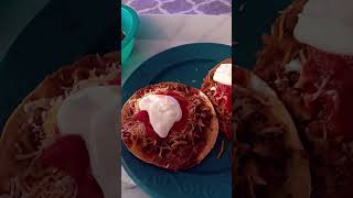 TOSTADAS food recipe cooking shorts viralvideo [upl. by Isoais693]