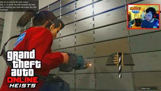 GTA 5 Heists  FIRST HEIST COMPLETE GAMEPLAY GTA 5 Fleeca Bank Heist Walkthrough [upl. by Heintz]